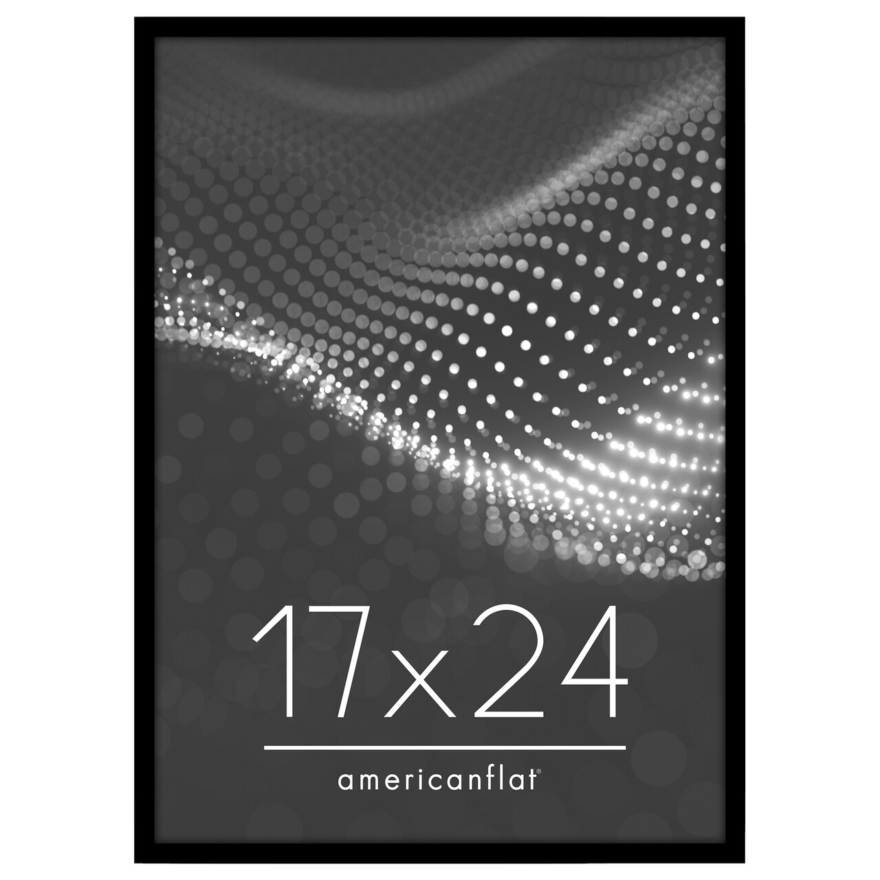Americanflat Poster Frame - Perfect Frame for Photos and Artwork - Large Picture Frame - Polished Plexiglass - Hanging Hardware with Horizontal and Vertical Display